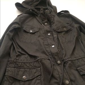 Blanc Noir Olive Utility Jacket